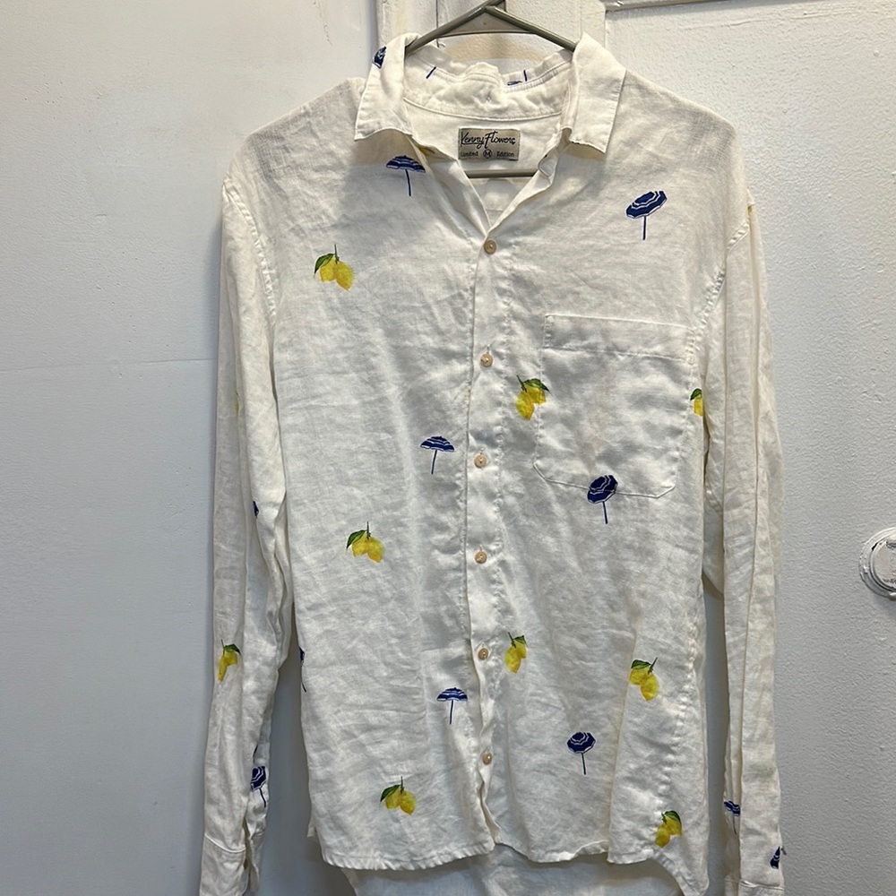 The Fontellina Kenny Flowers Linen Shirt